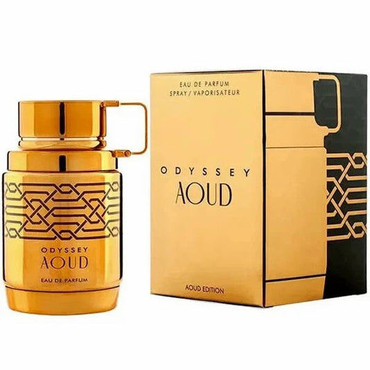 Armaf Odyssey Aoud EDP 100ml | Luxury Oud Men's Perfume | Saffron, Lavender, Nutmeg, Rich Oud & Patchouli | Free Delivery All Over USA