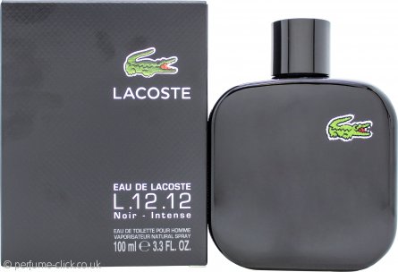Lacoste L.12.12 Noir Intense EDT 100ml for Men | Free UK Delivery | Fast 3 Day Shipping Lacoste