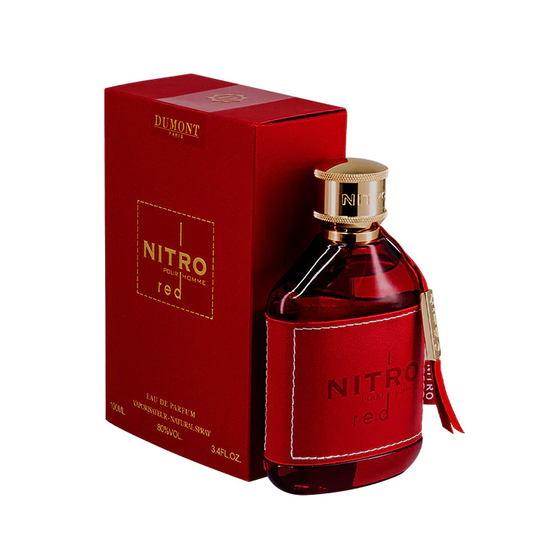 Dumont Paris Nitro Red Eau De Parfum 3.4 oz / 100ml Luxury Men’s Perfume – Long Lasting Fresh Spicy Fragrance with Free USA Delivery