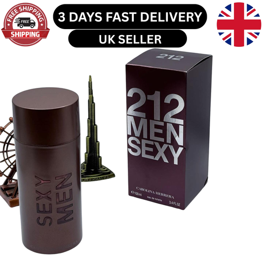 Carolina Herrera 212 Sexy Men Eau de Toilette 100ml - Uk Free Delivery Carolina Herrera
