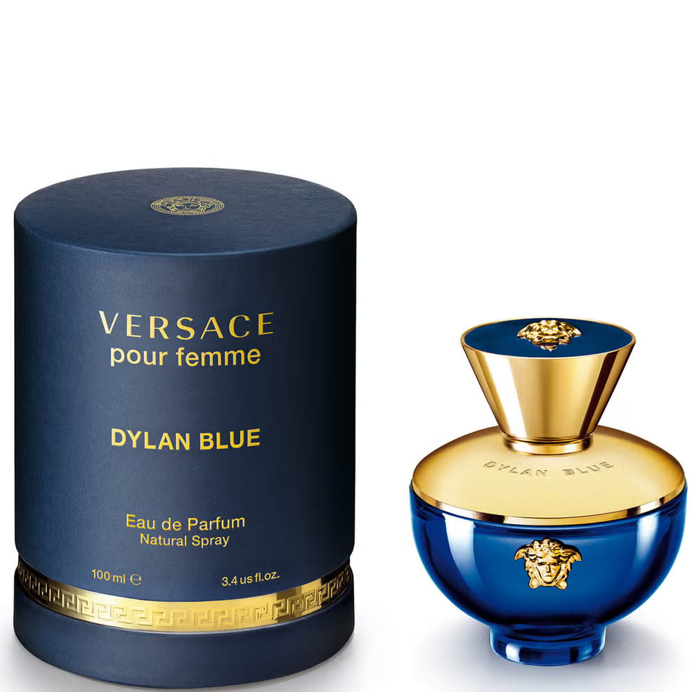 Versace Pour Femme Dylan Blue Eau de Parfum 100ml | Elegant Floral Fruity Fragrance | Fast Free UK Delivery VERSACE