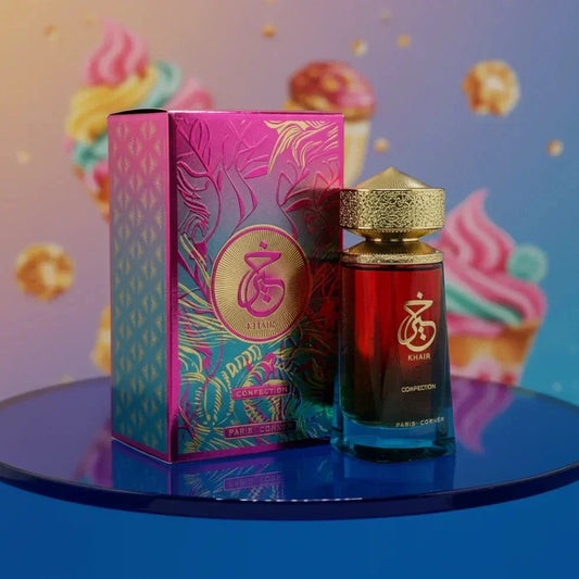 Paris Corner Khair Confection Eau de Parfum – Sweet Gourmand Fruity Unisex Fragrance | Free USA 3-Day Delivery