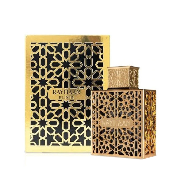 Rayhaan Elixir Eau de Parfum 3.4 oz (100ml) – Luxury Oriental Woody Men’s Perfume | Long Lasting Fragrance & Free USA Shipping
